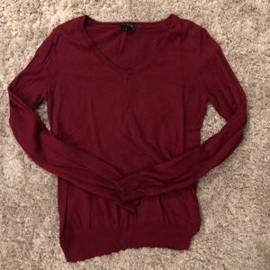 Lightweight Red Sweater - The Limited